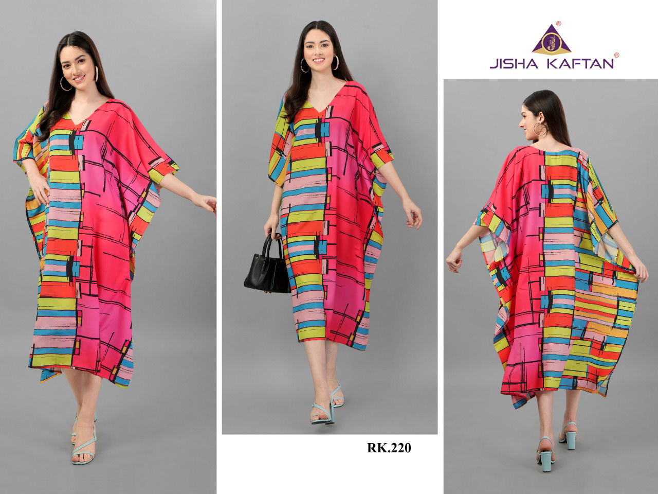 Jelite Rayon Kaftan 3 Printed Wholesale Kaftan Collection